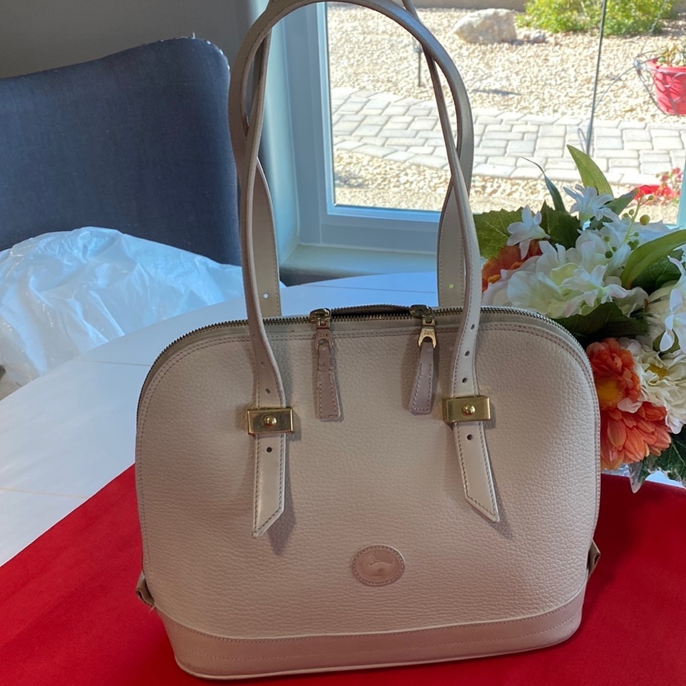 Dooney & Bourke Tan Metro Dome Hand Bag